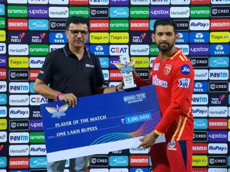 Ipl 2023 Lsg Vs Pbks Player Of The Match Sikandar Raza Statement