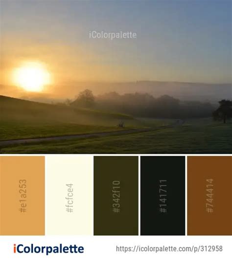 Color Palette Ideas From Sky Dawn Morning Image Icolorpalette
