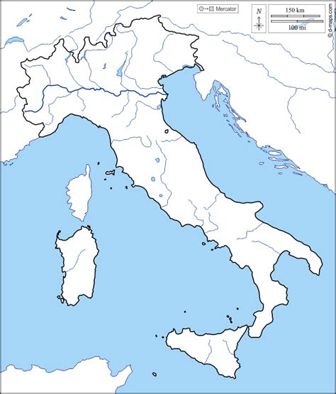Cartina Muta Italia Imagui