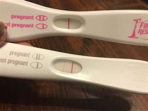 Positive Pregnancy Test First Response With A Faint Line