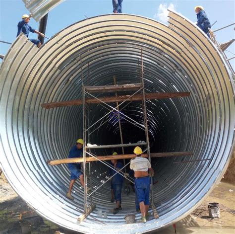 Supply The Corrugated Steel Culvert Pipe To Madagascar Qingdao