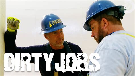 Mike Rowe Cleans The Inside Of A Water Tower Dirty Jobs Discovery