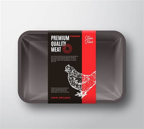 Meat Packaging Label Template