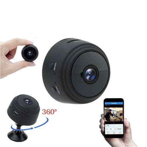 Caméras espion Ba30DEllylelly Mini caméra sans Fil WiFi caméra de