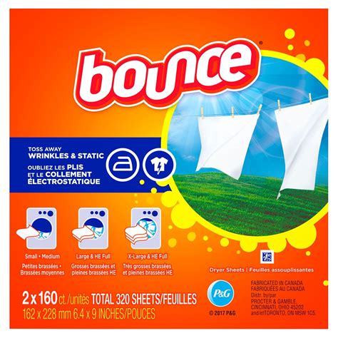 Bounce Dryer Sheets Outdoor Fresh 320 Sheets