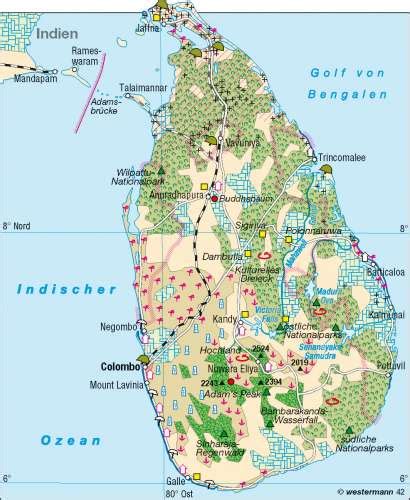 Hier sehen sie die lage von sri lanka unterkünften angezeigt nach preis, verfügbarkeit oder bewertung von anderen reisenden. Diercke Weltatlas - Kartenansicht - Sri Lanka - Tourismus ...