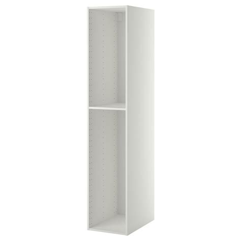 METOD High cabinet frame, white, 40x60x200 cm - IKEA Ireland | Ikea ...