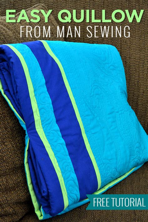 Let's say that you are buying two pillows: Quillow - Man Sewing