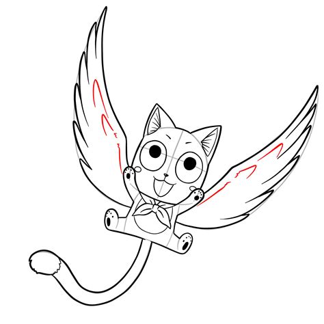 Fairy Tail Happy Coloring Page