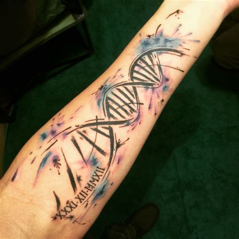 Pin By John Rogers Jr On Take Parts Tatts Dna Tattoo Tattoos Date