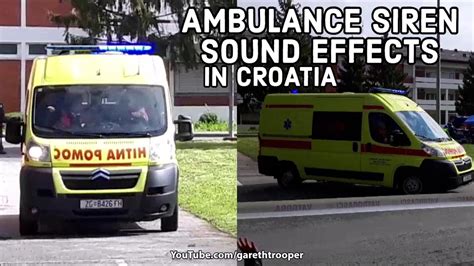 Download for free + discover 1000's of sounds. Croatia | Ambulance Siren Sound Effects - YouTube
