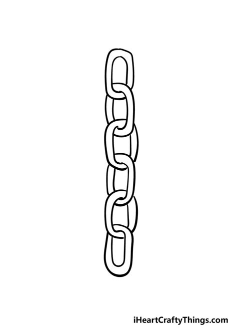 Chains Drawing How To Draw Chains Step By Step