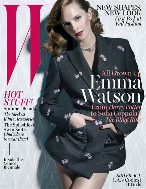Emma Watson Glamour Shoot