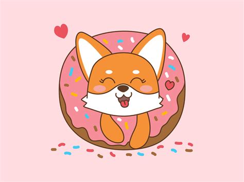 Dog Donuts Illustration By Blueasarisandi On Dribbble