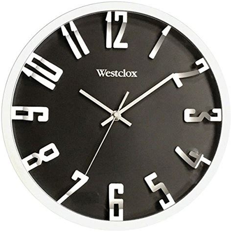 Westclox 12 Inch Round 3d Number Wall Clock India Ubuy