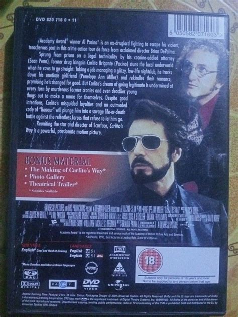 Carlitos Way Hobbies And Toys Music And Media Cds And Dvds On Carousell