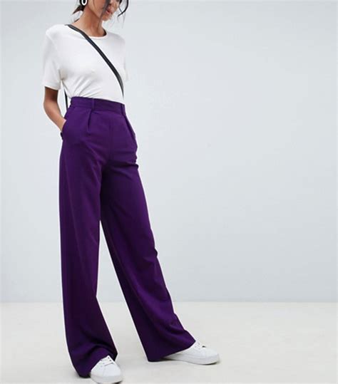 How To Wear Purple Pants—stylish Outfit Ideas Who What Wear
