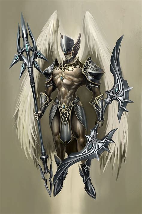 Stryge Blanc ♂ Protecteurpaladin Heroic Fantasy Fantasy Warrior