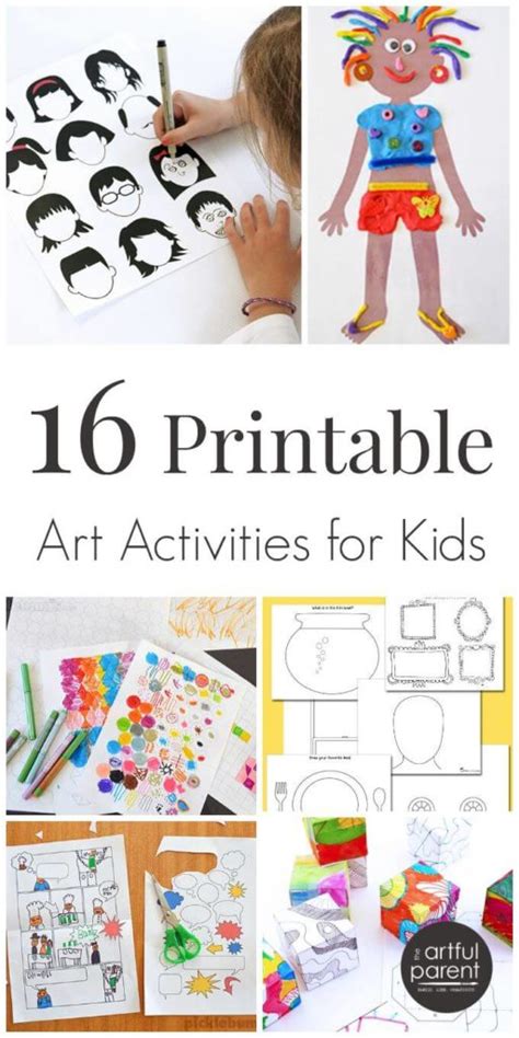 Free Art Printables For Kindergarten Free Printable Templates