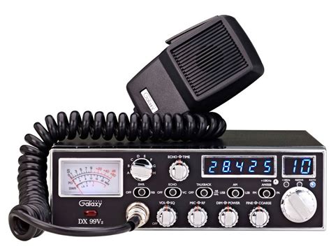 Galaxy Dx 99v2 Amfmusblsbpa Black 10 Meter Amateur Mobile Radios