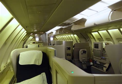 British Airways 747 Business Class Upper Deck