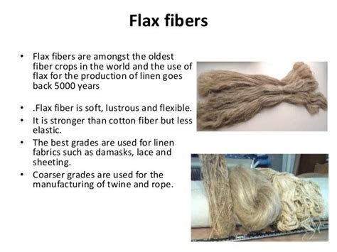 flax yarn and fabrics