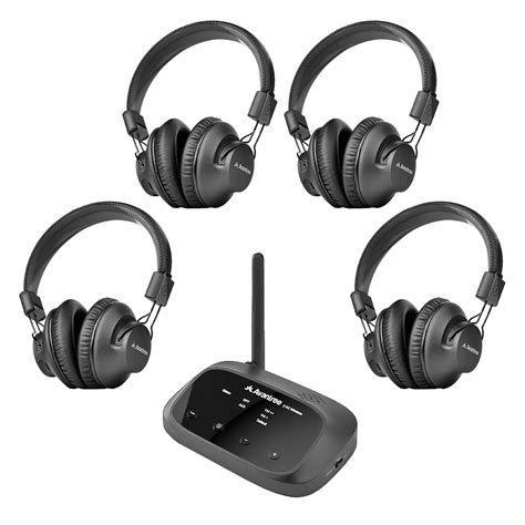 Avantree Quartet 24g Rf Wireless Headphones Audio Transmitter