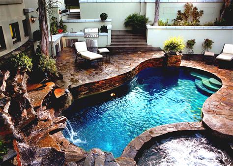 15 Incredible Small Landscaping Design With Mini Pool Ideas Small