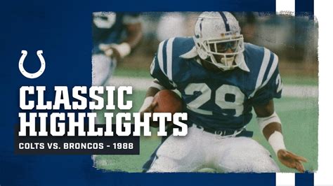 Eric Dickerson Goes Off On Halloween 1988 Colts Classic Highlights Youtube
