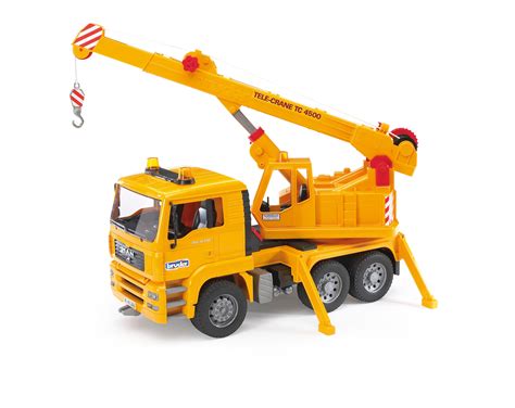 Amazon Com Bruder Man Crane Truck Toys Games