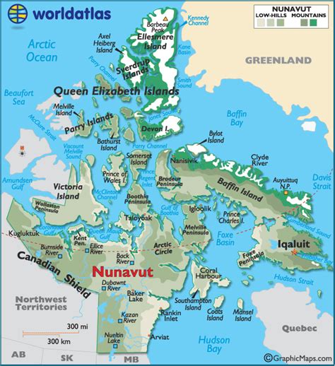 Nunavut Maps And Facts Nunavut Iqaluit Northern Canada