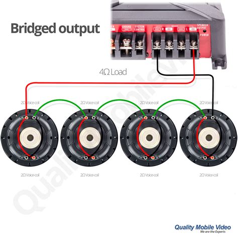 Home » wiring diagram » speaker wiring diagram series vs parallel » wiring subwoofers — what's all this about ohms? Subwoofer Impedance and amplifier output - Quality Mobile Video Blog