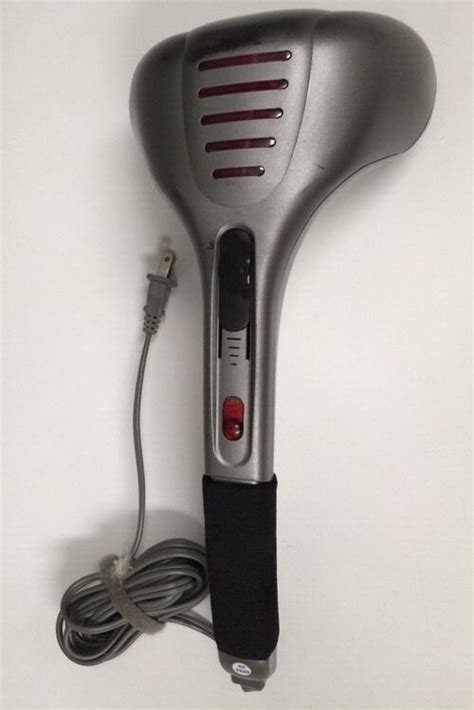 Homedics Percussion Massager With Heat Body Back Therapy Handheld Relief Used Percussion