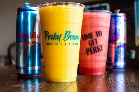 Red Bull Smoothie 24 Oz Only Specialty Drinks Perky Beans Coffee And Pb Café Coffee Shop