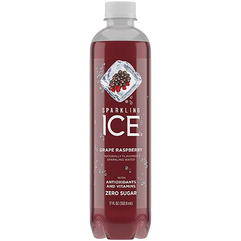 Sparkling Ice Grape Raspberry Naturally Flavored Sparkling Water 17 Fl