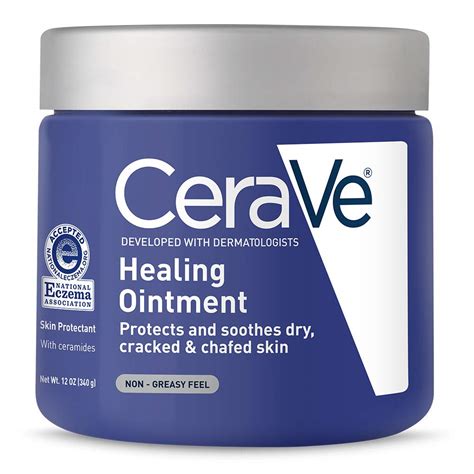 Cerave Healing Ointment 12 Oz With Petrolatum Ceramides For Protecting
