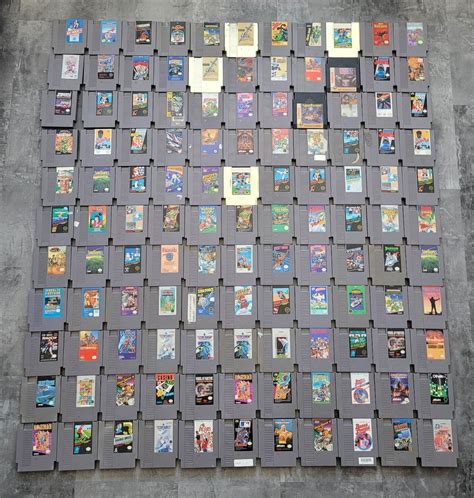 120 Nintendo Nes Games All Authentic And Tested Pick And Etsy Canada