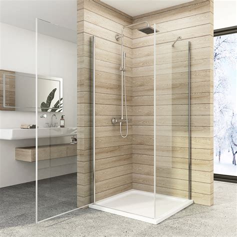 shower cubicle pendeltür with side wall eckeinstieg swing shower enclosure nano ebay