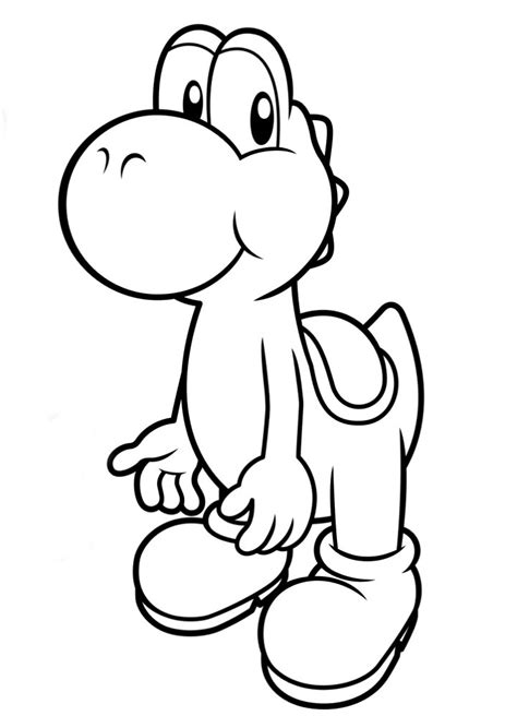 Yoshi Personajes De Mario Bros Para Colorear Mario Bros Para Colorear Porn Sex Picture