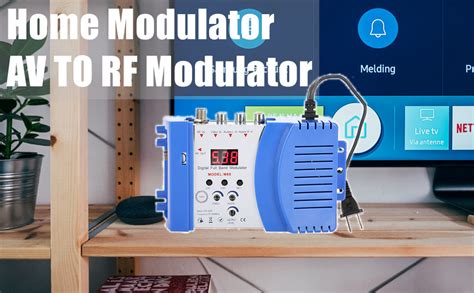 Digital Rf Modulator Audio Video Av Inputs Into Rf Tv Output Signals