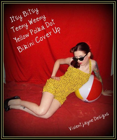 Itsy Bitsy Teeny Weeny Yellow Polka Dot Bikini By Violentjayne