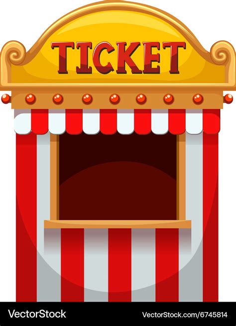 Ticket Booth At The Carnival Royalty Free Vector Image