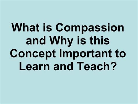 Teaching Compassion Through Literature