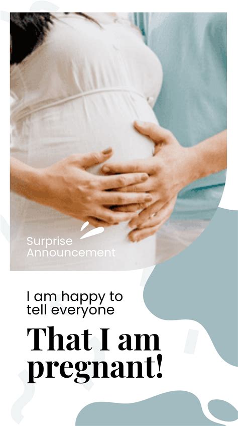 Free Surprise Pregnancy Announcement Whatsapp Post Download In Png