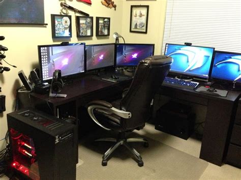 Computer desks are an essential part of every office, whether it's at home or in a commercial office space. Best Gaming Desk For Pc | Gaming Setup | Pinterest ...