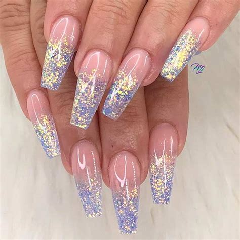 20 Ombre Nails With Rhinestones And Glitter Noviyandipainter