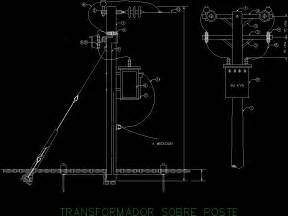 Transformator On Post Dwg Block For Autocad Designs Cad