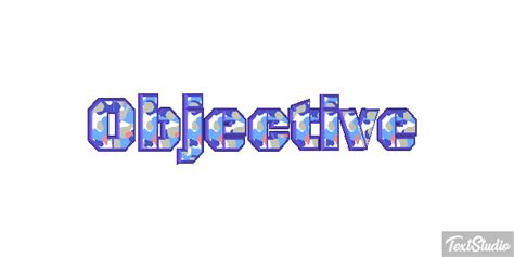 Objective Word Animated  Logo Designs
