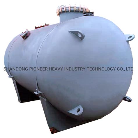 Capacity 8000 Liter Horizontal Type Glass Lined Storage Tank Receiver