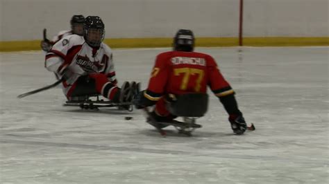 Disabled Hockey Players Hit The Ice To Reach Their Goals